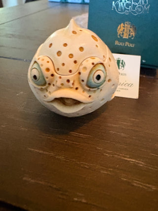Vtg. Harmony Kingdom Roly Polys "Monica" the fish