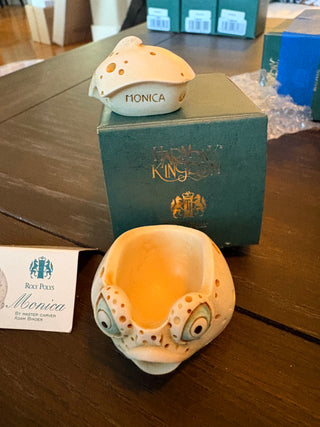 Vtg. Harmony Kingdom Roly Polys "Monica" the fish