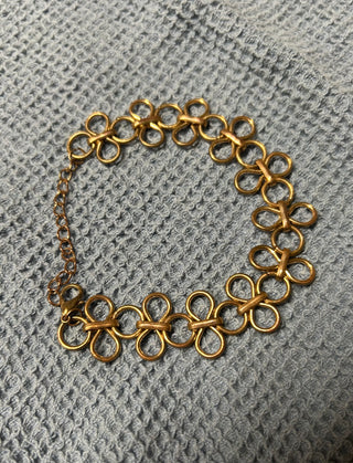 PG-Brass Clover Bracelet-MTS