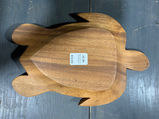 Wooden Turtle Divided Bowl - Rancho