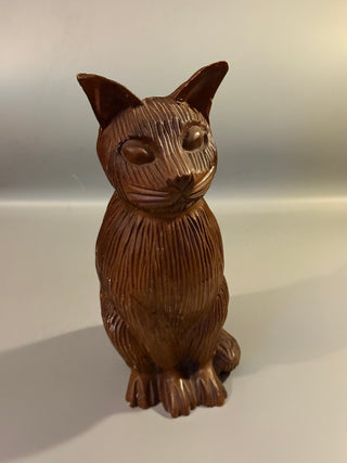 Wood Carved Cat Arthur Court Designs