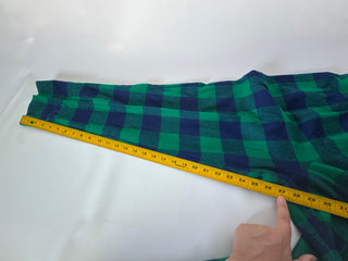 Vintage Pendleton Green & Navy Plaid Wool Trousers