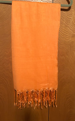 PG-Yellow Orange Viscose Scarf-MTS