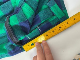 Vintage Pendleton Green & Navy Plaid Wool Trousers