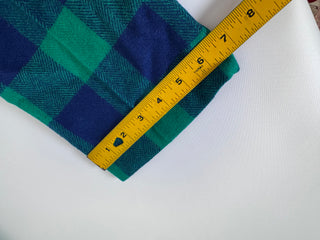 Vintage Pendleton Green & Navy Plaid Wool Trousers