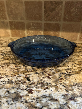 Pyrex Pie Plate, Cobalt Blue