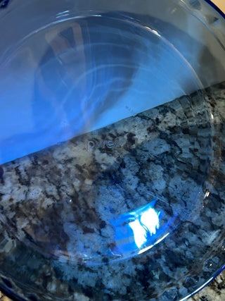 Pyrex Pie Plate, Cobalt Blue