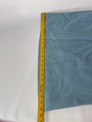Pendleton Blue Houndstooth Wool A-Line Skirt, Size 10