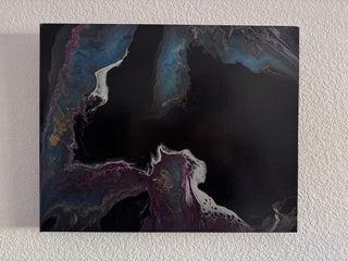 20x16 djs designs painting blk n blu