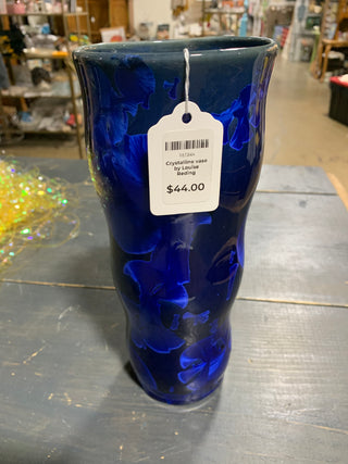 Crystalline vase by Louise Reding - Rancho