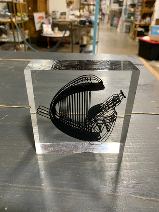 Optical art piece by Azaz - Rancho