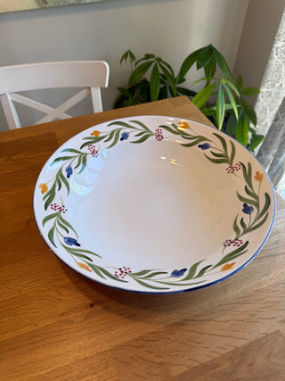 Decorative Ceramic Serving Bowl