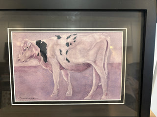 Moo Cow Watercolor