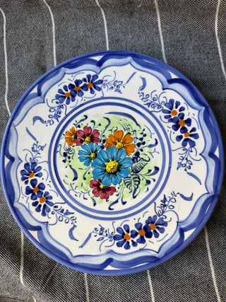 VTG Platart Spanish Folk Art Pottery Plate