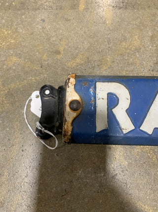 Rainbo bread door push vintage - Rancho