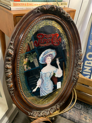 Vintage 1973 Pepsi Cola Gibson Girl mirror - Rancho