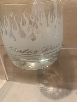 Harley Davidson rock glass set/2