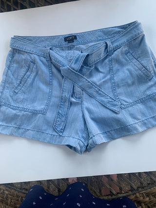 Loft Denim Shorts w/belt