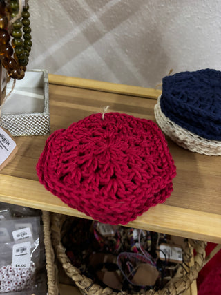 Cotton Red Coaster Set of 4