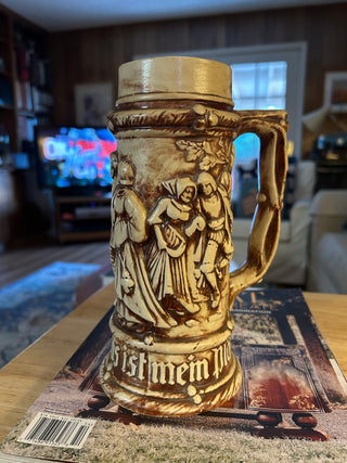 PG- Vintage German Ceramic Beer Stein