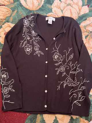 Kikit Black Cardigan sweater