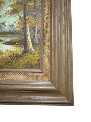 VTG Phillip Cantrell Oil Painting – Autumn Landscape