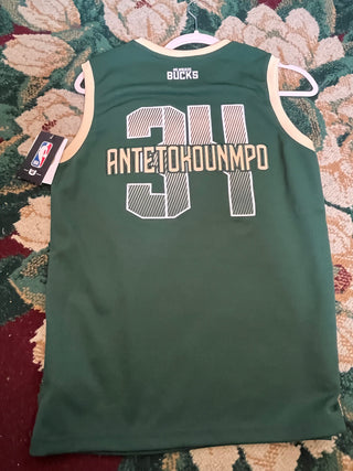 Antetokounmpo Basketball Jersey, Milwaukee Bucks