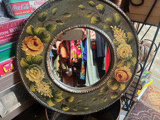 MJ94-Handpainted Wooden Mirror