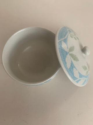 Sm Trinket dish w/lid stamped Japan