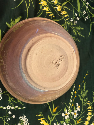 Hand-thrown ceramic bowl pink