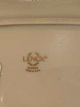 Vtg Lenox "Petite Roses" fine porcelain tray