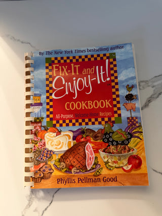 Vintage Fix-It and Enjoy-It! Spiral Bound Cookbook