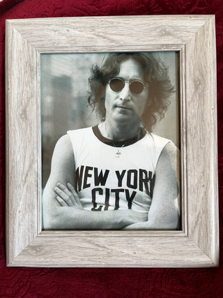 John Lennon Framed Photo