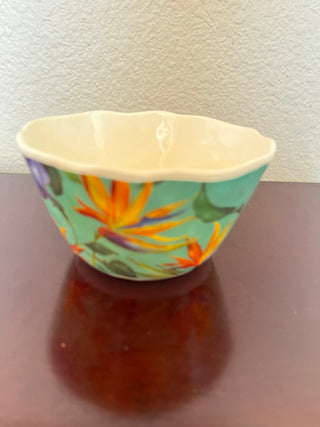 Bowl, Hard Plastic Tropical