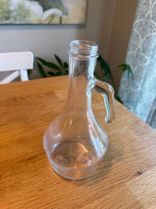 Clear Glass Dispenser Jug