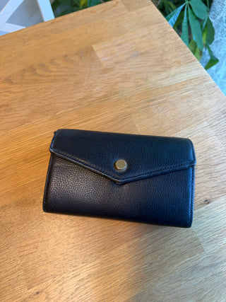 Black LEATHER WALLET