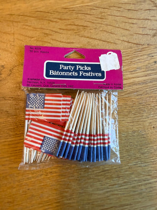 American Flag Toothpicks
