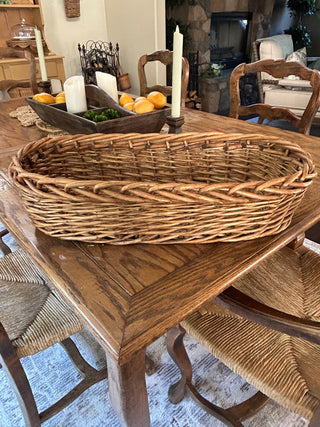 Large Oval Woven Basket
