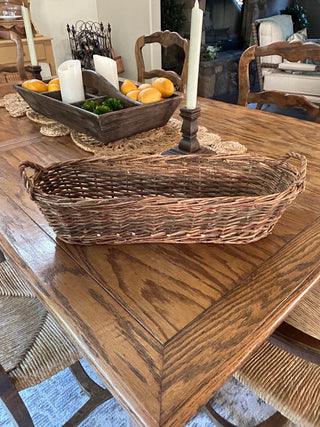 Woven Bread Basket with Handles