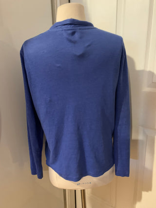 Chico’s blue cardigan, long sleeve Sz 1