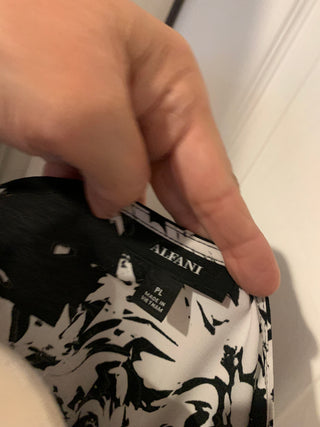 Alfani lg sleeve blouse sz L