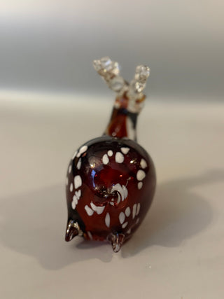 Murano Style hand-blown art glass Sika deer