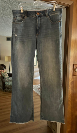 PG-Distressed Blue Jeans Size 16