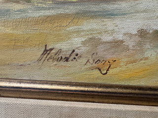 Melodie Song Original Oil Painting
