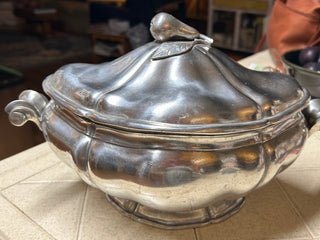 PG-Italian Pewter Soup Tureen with Lid