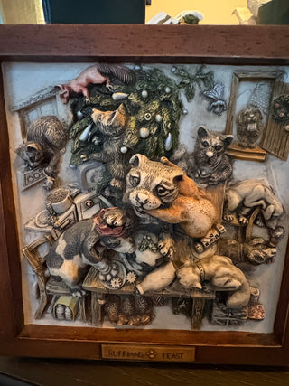 Harmony Kingdom Picturesque - "Ruffians' Feast" wall plaque