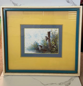 D. Taylor Custom Framed Watercolor Print “Rustic Scenes”