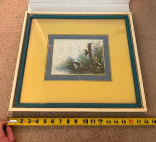 D. Taylor Custom Framed Watercolor Print “Rustic Scenes”