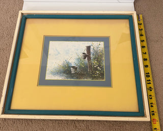 D. Taylor Custom Framed Watercolor Print “Rustic Scenes”