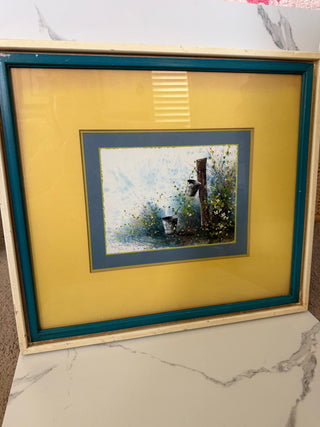 D. Taylor Custom Framed Watercolor Print “Rustic Scenes”